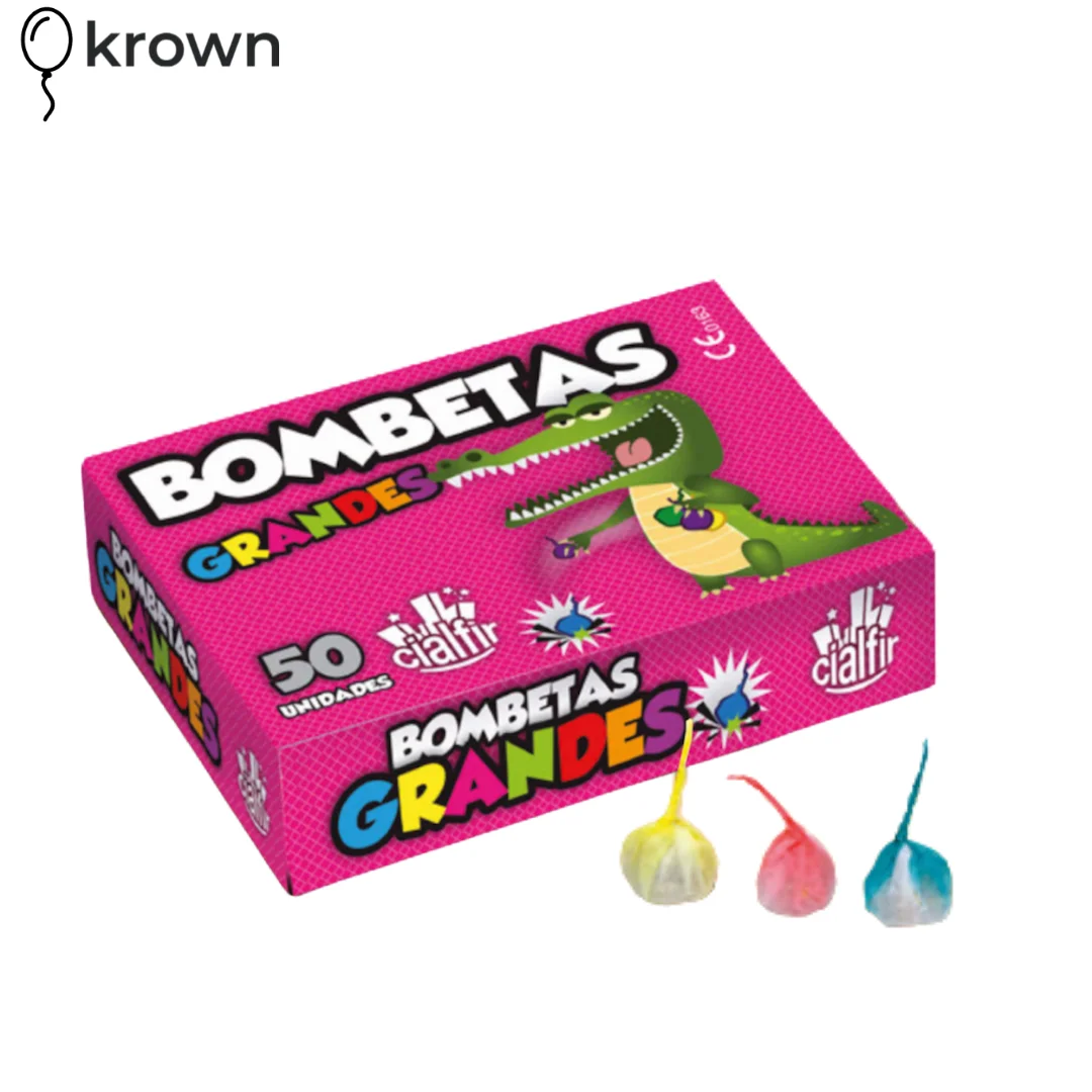 Cialfir - Bombetas Ajitos Pompetas Petardos Pompitas para Niños, Pack 5/10/20 (50 Bombetas x Pack) Accesorios de Fiesta…
