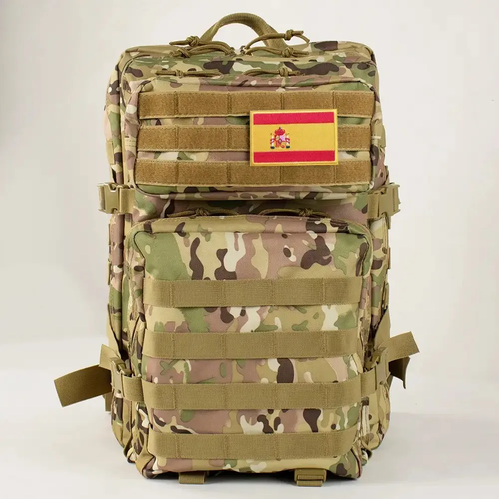 Mochila de trekking Mochila táctica impermeable de gran capacidad diseño sólido ideal para senderismo, camping, viajes, deportes y…