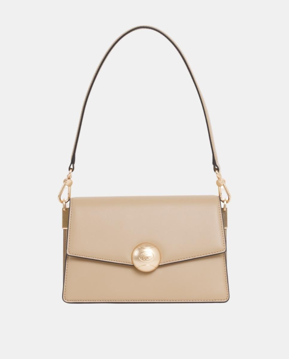 Lacoste - Bolso con solapa de piel Tennis Bliss.
