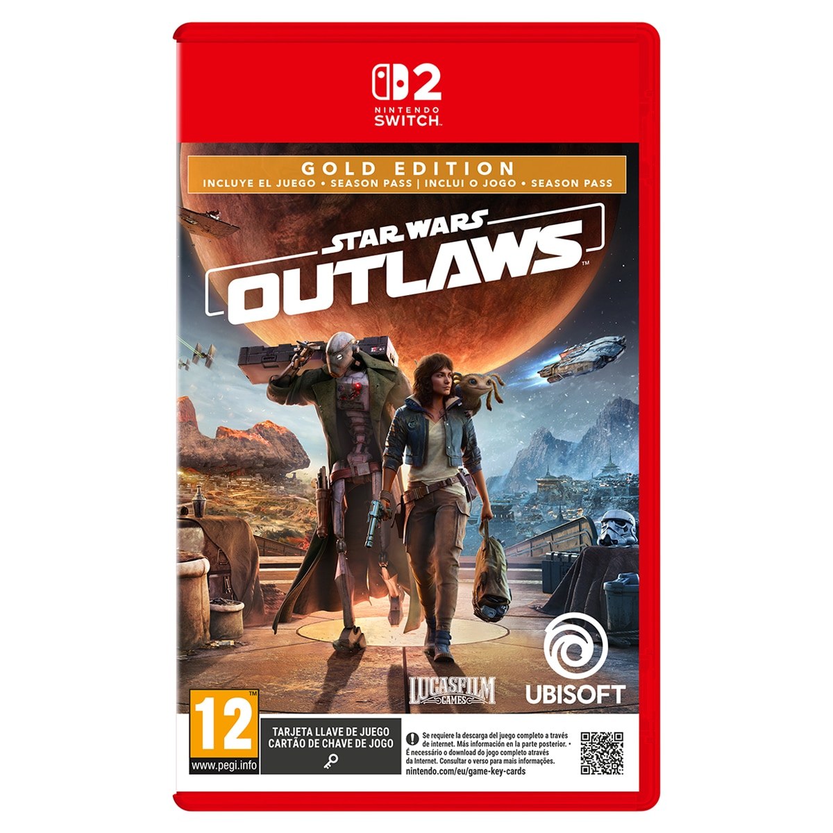 Star Wars Outlaws Gold Edition Nintendo Switch 2.