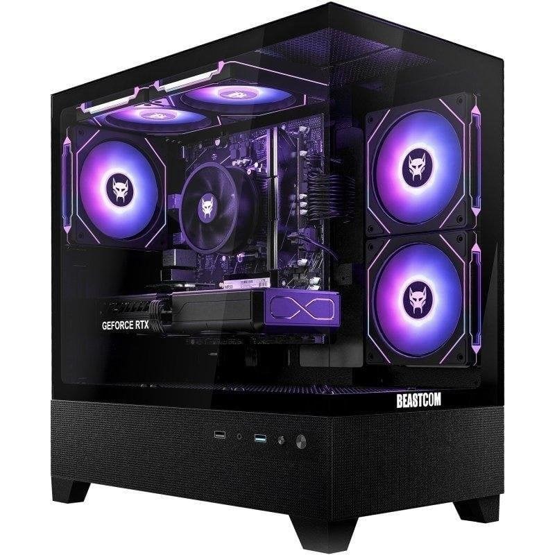 PC Sobremesa BEASTCOM Q5 Pro Gaming Intel Core i3-10105F 16GB 1TB SSD RTX 3050 Windows 11 WiFi…