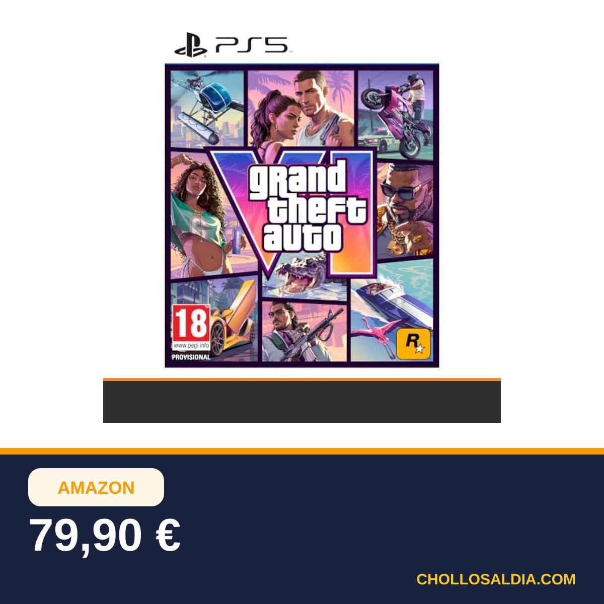 Grand Theft Auto VI - PlayStation 5 (Código de descarga)