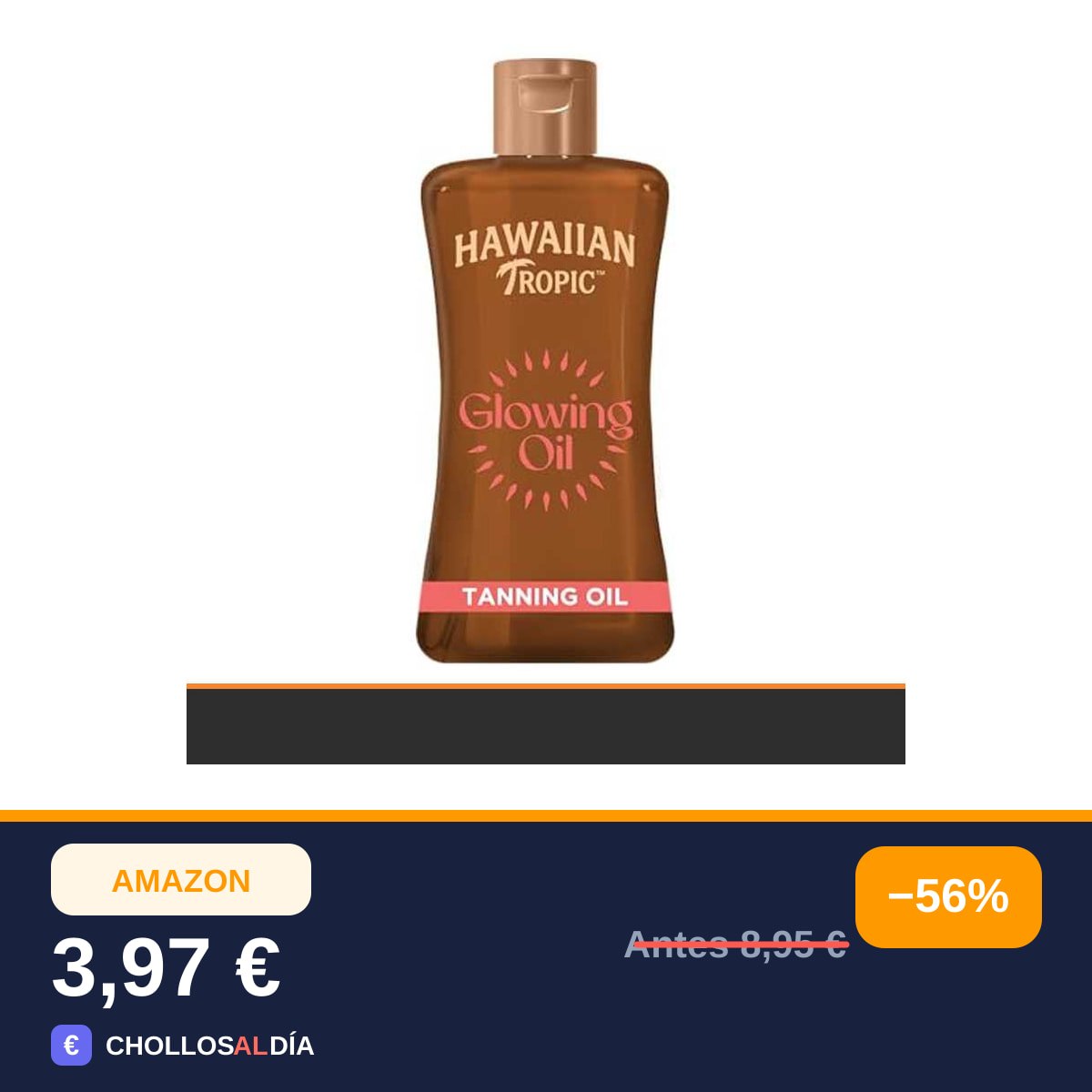 Hawaiian Tropic Aceite bronceador - Aroma tropical y vitamina E - 200 ml