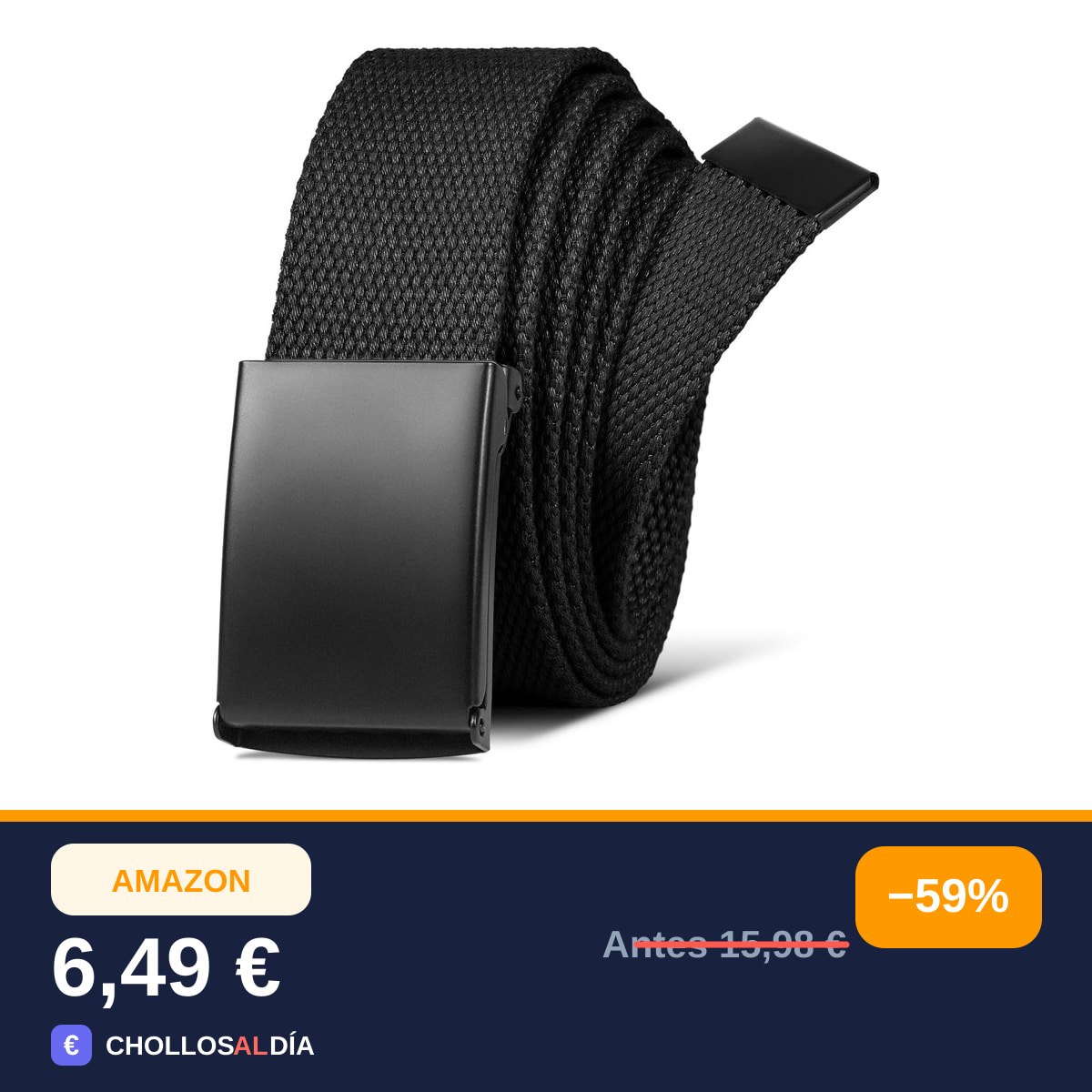 LXMY Cinturon Hombre, Cinturón Trabajo Hombre, Cinturón de Tela de Lona Ajustable, Unisex para…