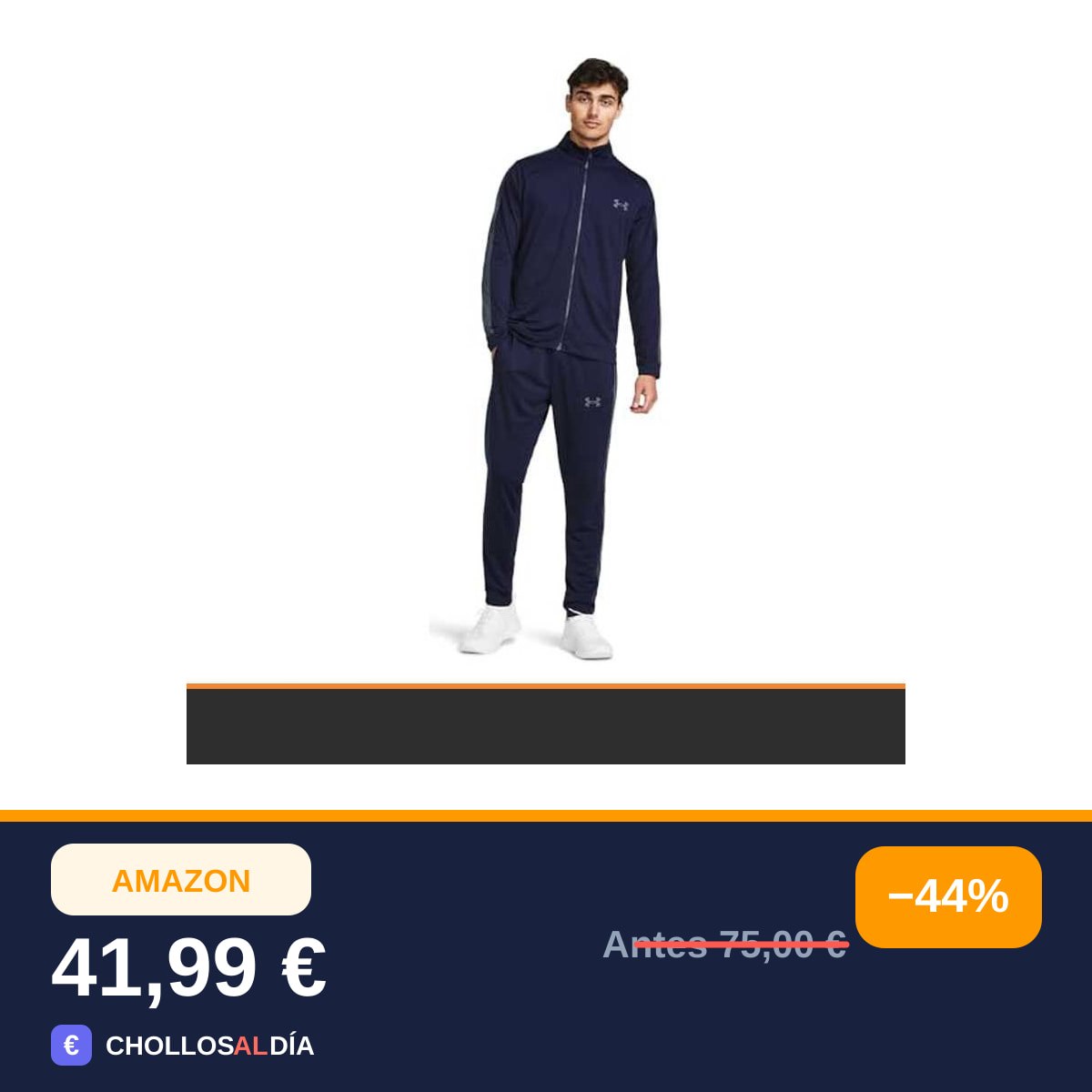 Under Armour UA Knit Track Suit Conjunto de deporte para hombre, chándal cómodo y suave, color…
