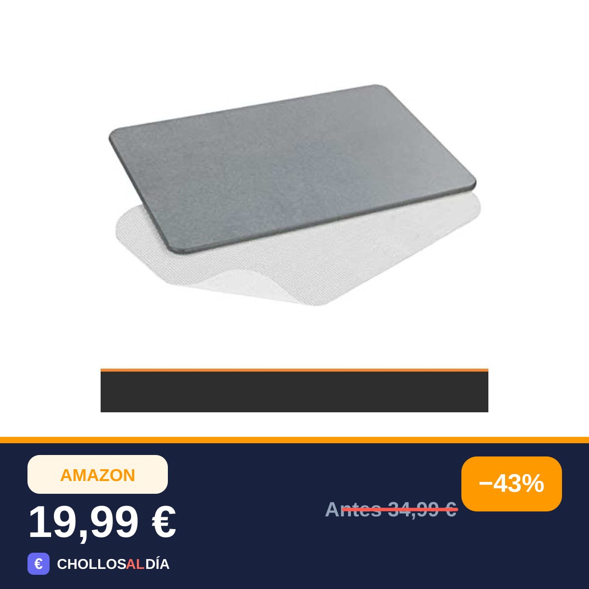 Wenko Alfombra de baño «Simi» de tierra de diatomeas, alfombra de sauna higiénica…
