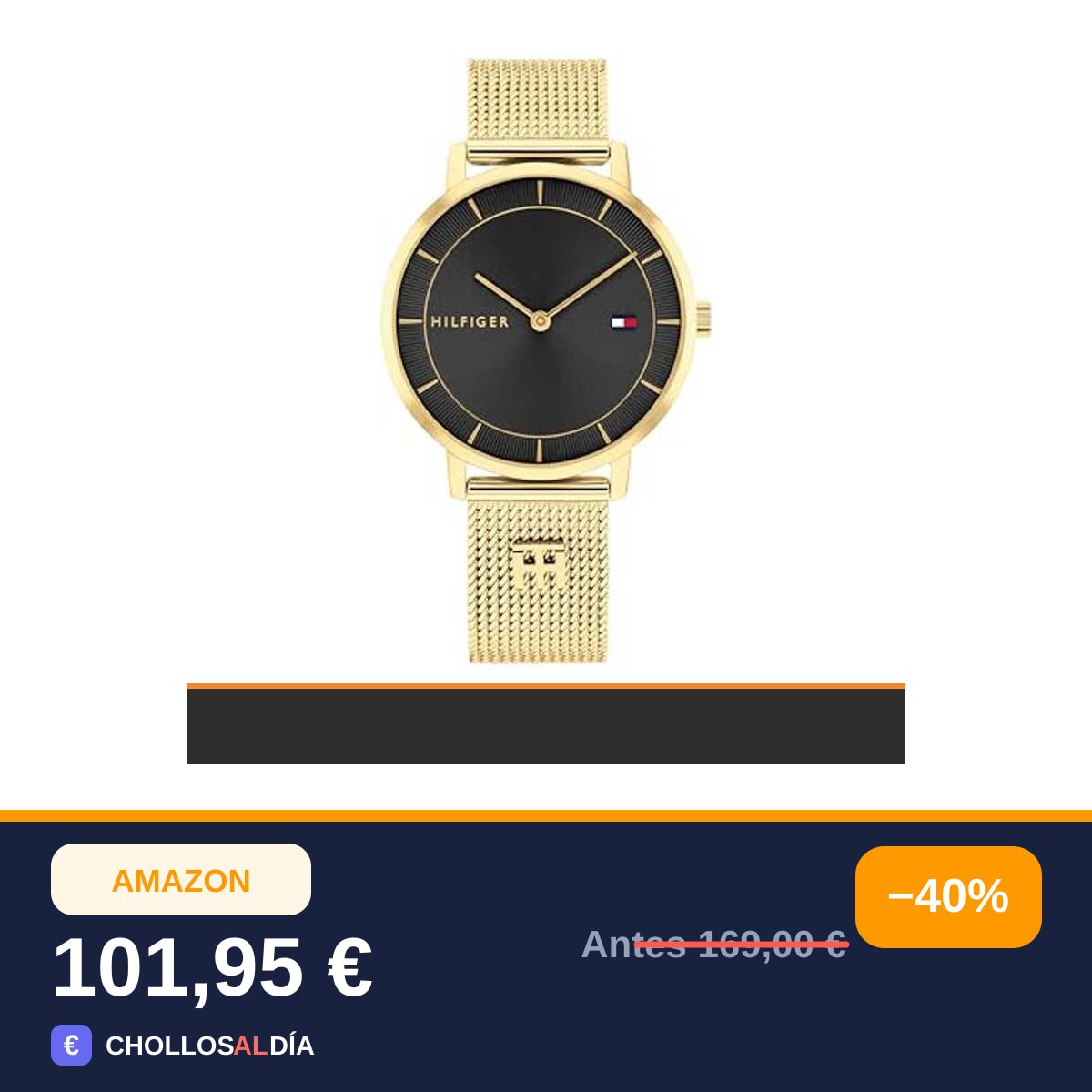 Tommy Hilfiger Reloj De Movimiento De Cuarzo De Dos Manecillas para Mujer con Correa de Malla…