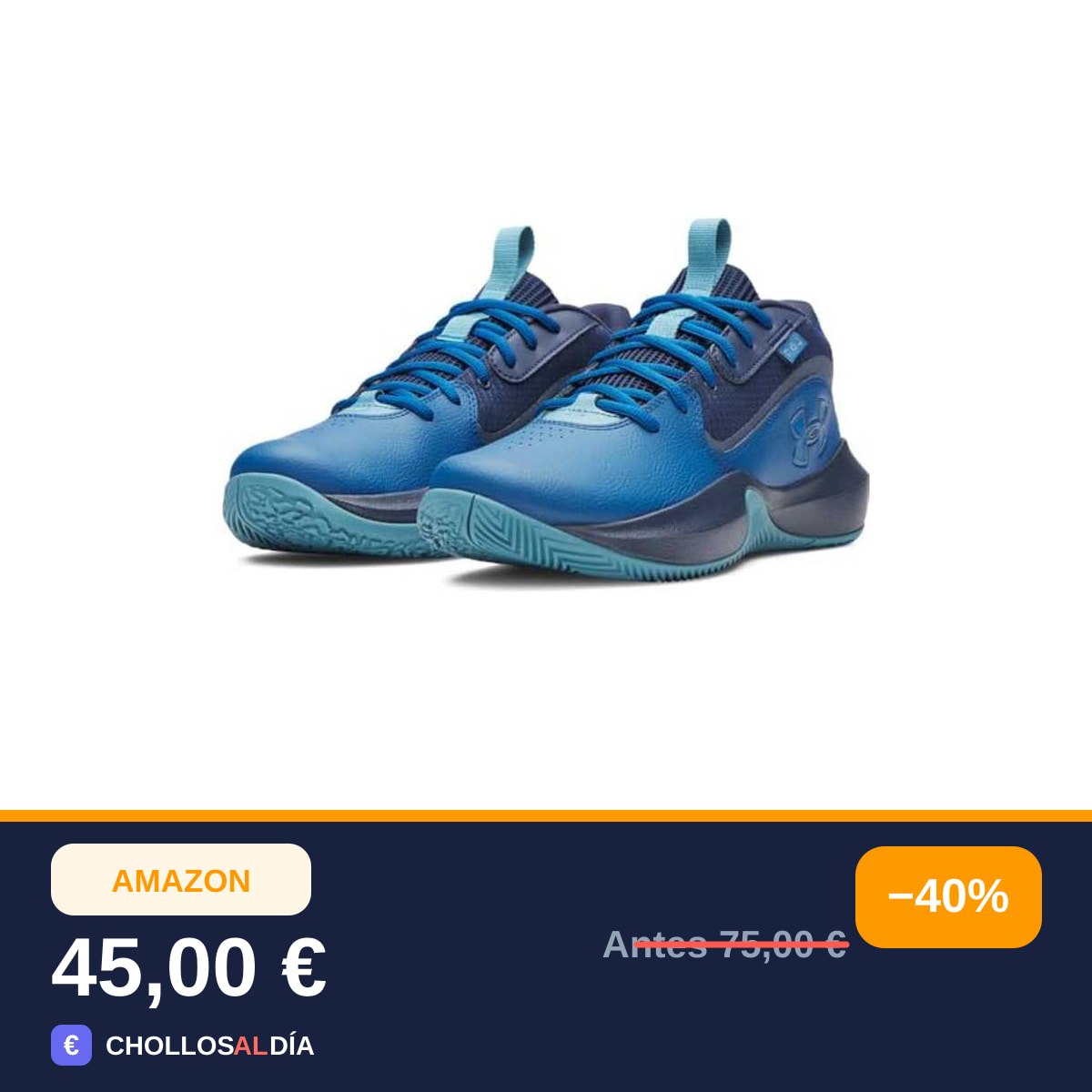 Under Armour UA Lockdown 7 - Varsity Blue/Academy/Metallic Gravel - 9, Varsity Blue Academy…