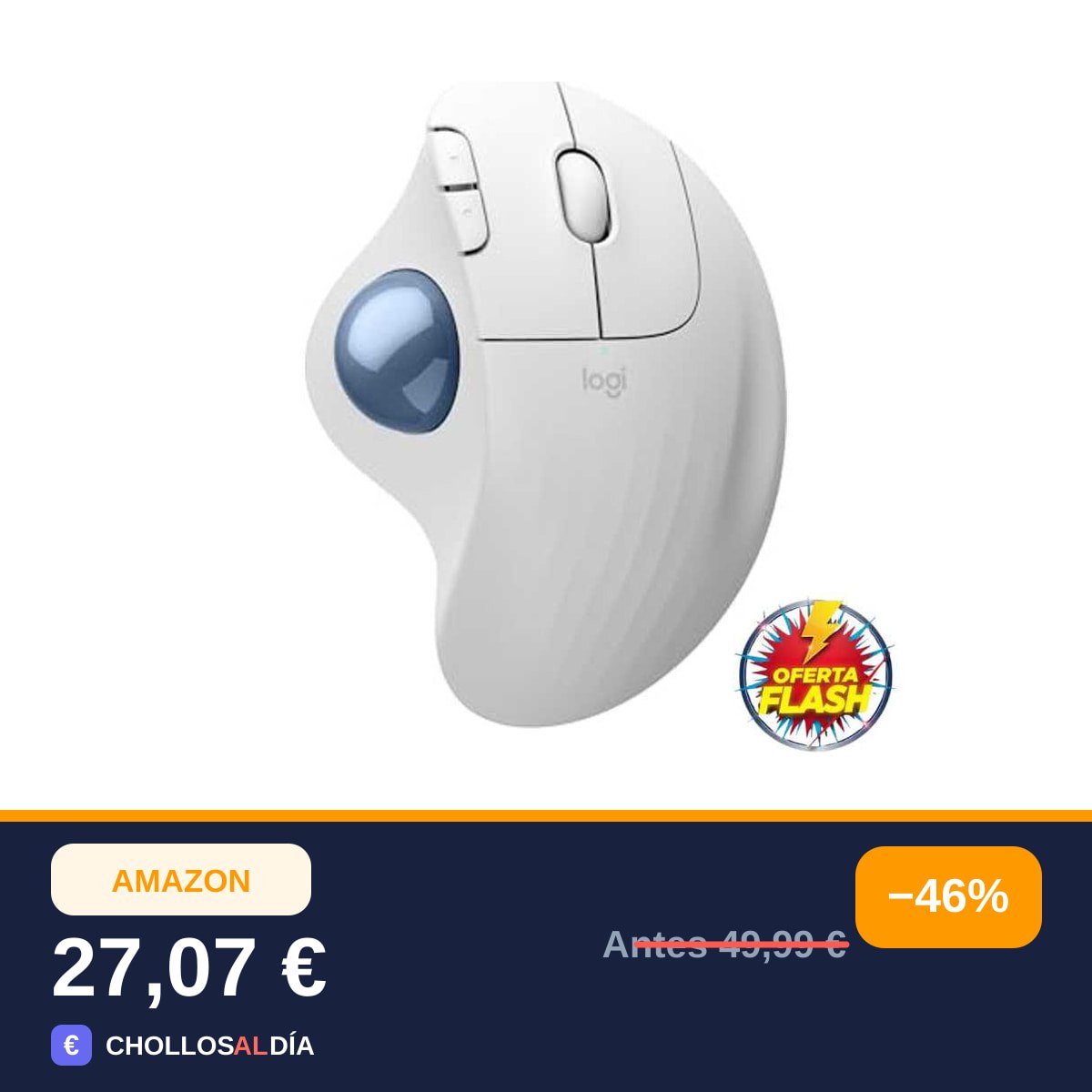 Logitech Ergo M575S ratón con trackball inalámbrico