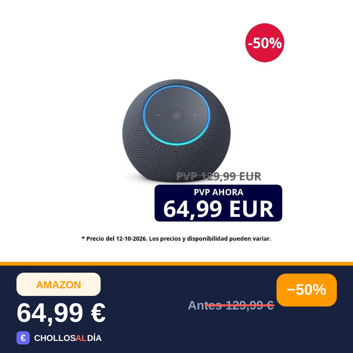 Amazon Echo Dot Max (última generación): altavoz con sonido envolvente y controlador de Hogar…