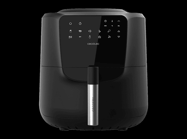 Freidora de aire - Cecotec Cecofry Rain, 1500 W, Capacidad 5.5l, 8 Menús Inteligentes,…