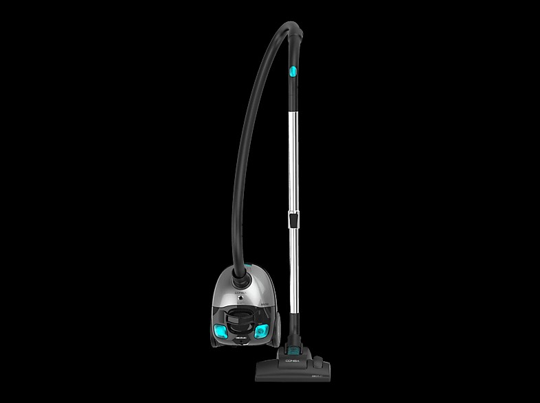 Aspirador con bolsa - Cecotec Conga Powerbag 2000 Compact Plus, 800W, 2L, Kit accesorios, 16…