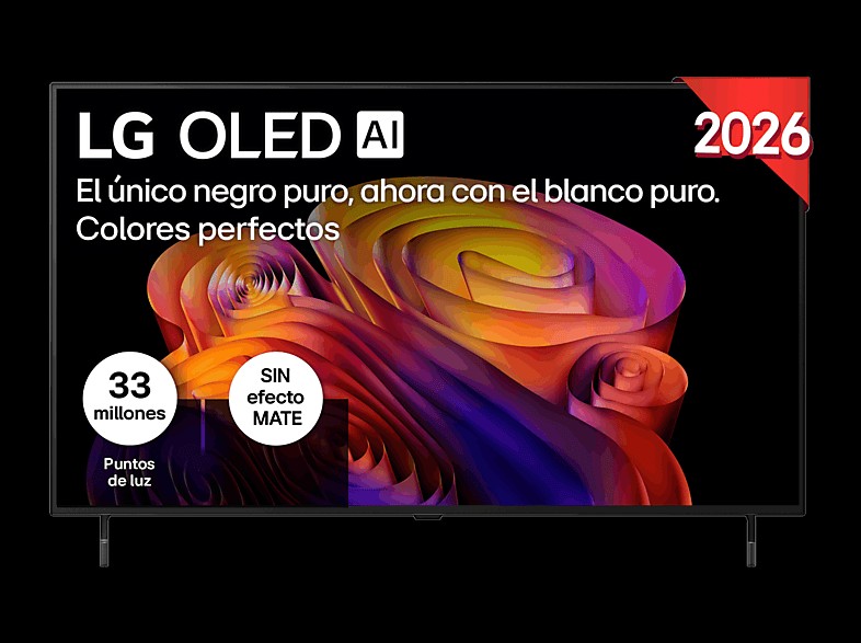 TV OLED 48" - LG OLED48B6ELC, 4K, Procesador Inteligente α8 AI Processor 4K Gen3, Smart TV, DVB-T2 (H.265),…