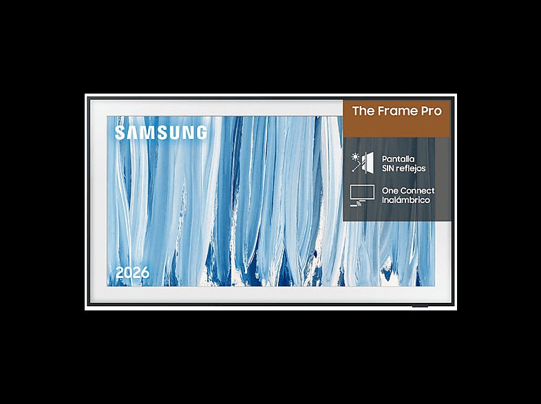 TV Neo QLED 65" - Samsung The Frame Pro TQ65LS03HWUXXC, 4K, NQ4 AI Gen3 Processor, Smart TV, Tecnología Sin…